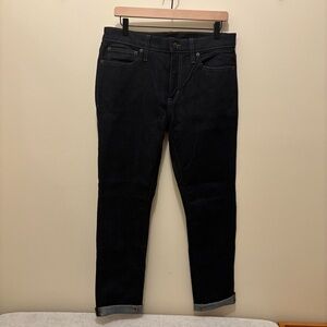 NWT J. Crew slim blue jeans with cuffed bottoms